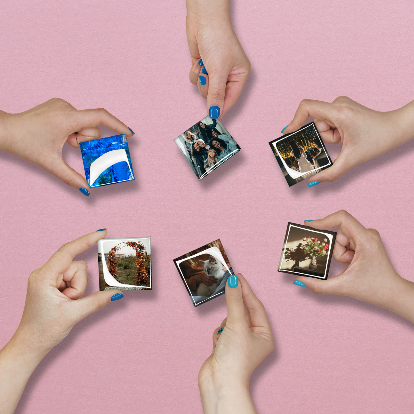Custom 2x2" Photo Magnets – 6pk